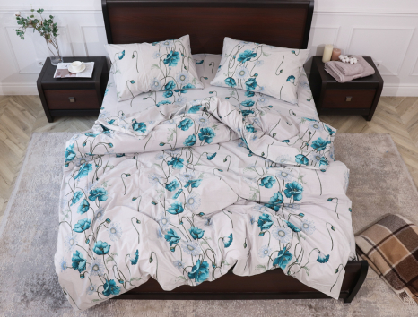 Євро-максі набір постільної білизни 200*220 із Бязі "Gold" №157864 Черешенка™