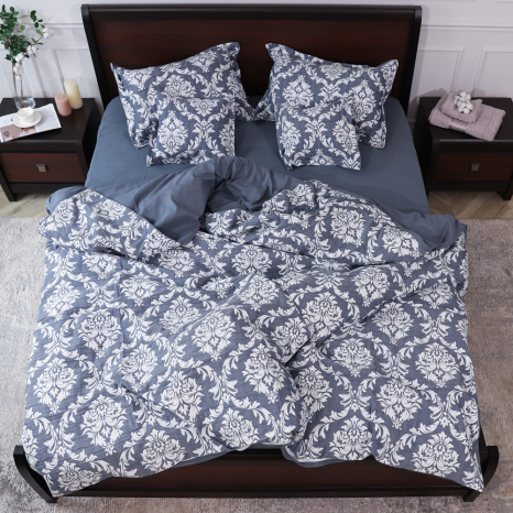 Евро макси набор постельного белья 200*230 из Муслина №600-09 Черешенка™