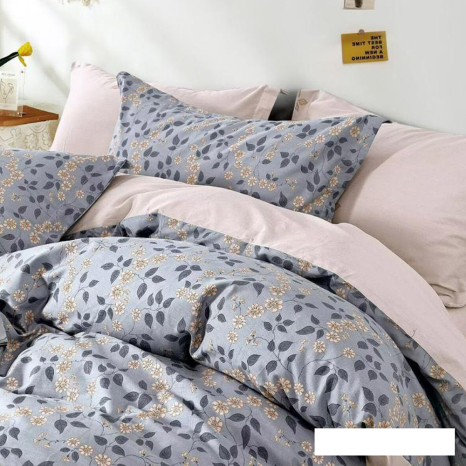 Полуторный набор постельного белья 150*220 из Сатина №44376AB Черешенка™