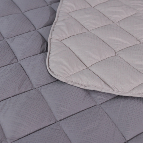 Евро одеяло микрофибра/холлофайбер двустороннее №40094