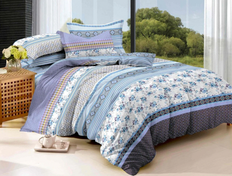 Тканина для постільної білизни Сатин S25-8 (A+B) - (60м+60м)