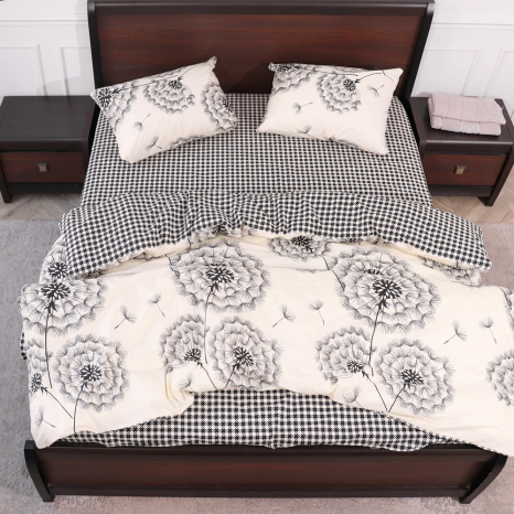 Двуспальный набор постельного белья 180*220 из Бязи "Gold" №152615AB Черешенка™