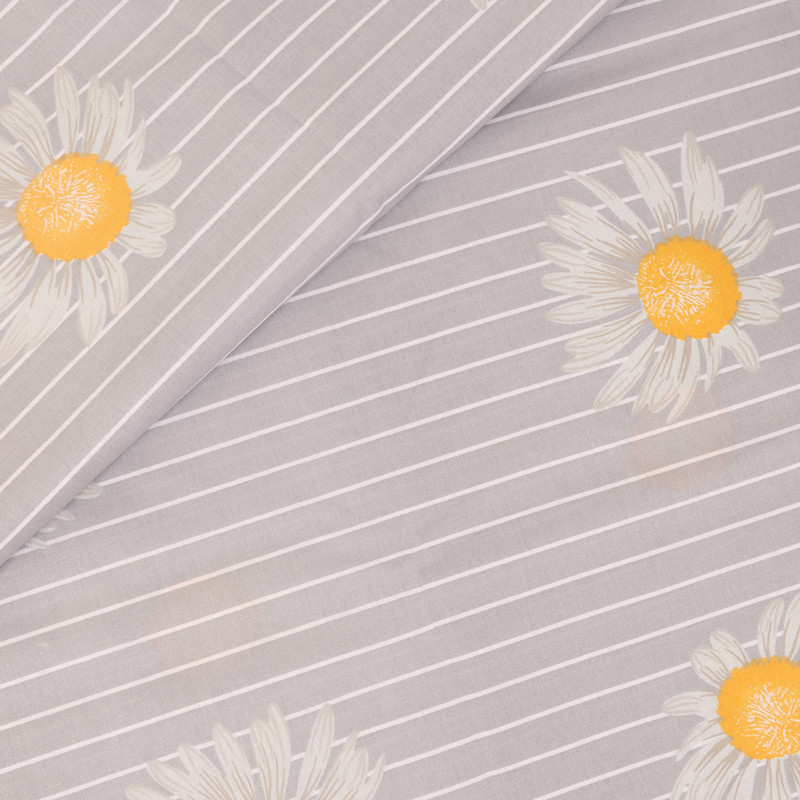 Ткань для постельного белья Бязь "Gold" Lux GL3553grey