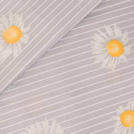 Ткань для постельного белья Бязь "Gold" Lux GL3553grey