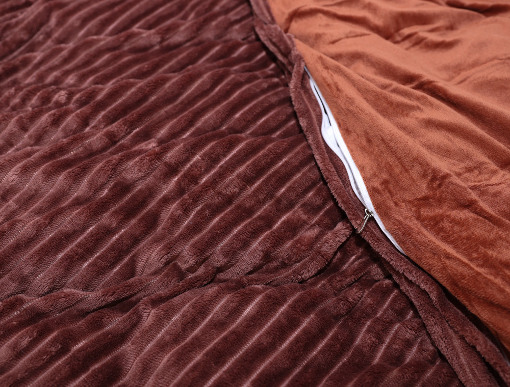 Евро-макси набор постельного белья 200*230 из Плюш Велюра №700-04 Черешенка™