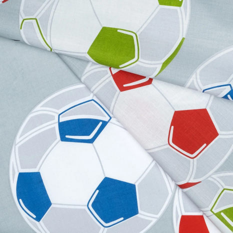 Ткань для постельного белья Бязь "Gold" Lux "Мяч" GL1387 (A+B) - (50м+50м)