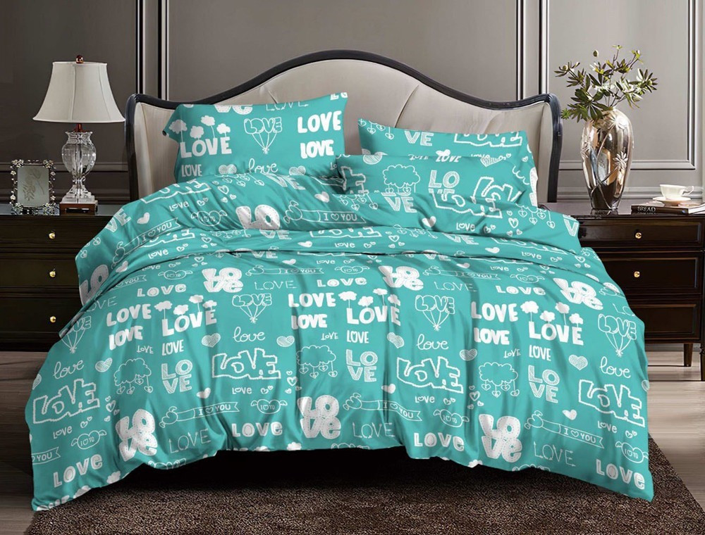 Двоспальний набір постільної білизни 180*220 із полікотону №207352 Черешенька™