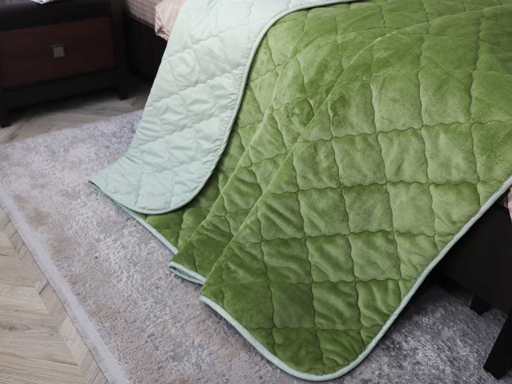 Євро-максі флісове стьобане покривало №55060R