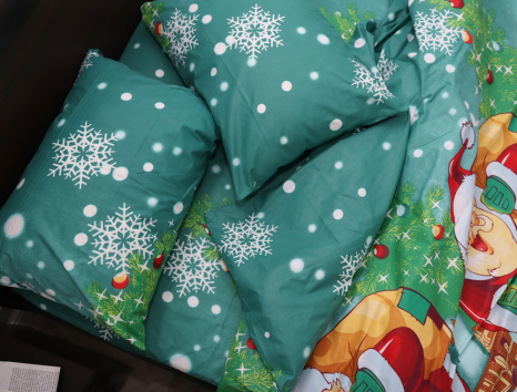 Двоспальний набір постільної білизни 180*220 із Бязі "Gold" №153472 Черешенка™