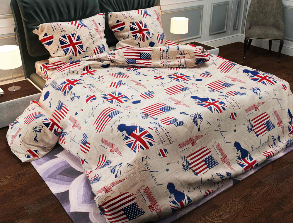 Ткань для постельного белья Бязь "Gold" Lux GL734