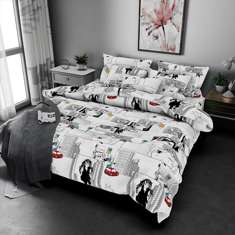 Тканина для постільної білизни Бязь "Gold" Lux GL7821