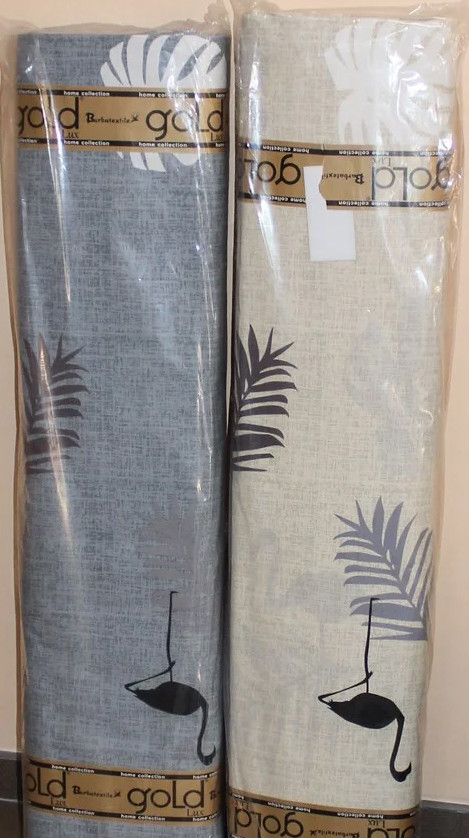 Тканина для постільної білизни Бязь "Gold" Lux "Фламінго" GL4151 (A+B) - (50м+50м)