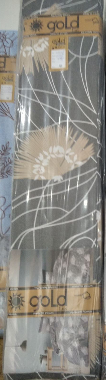 Тканина для постільної білизни Бязь "Gold" Lux GL3614-grey