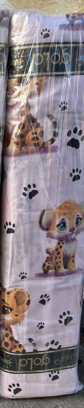 Ткань для постельного белья Бязь "Gold" Lux детская GLB8127pink