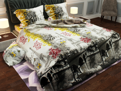 Тканина для постільної білизни Бязь "Gold" Lux GL1179