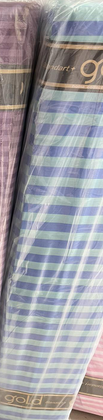 Тканина для постільної білизни Бязь "Gold" Lux однотонна GLS222Blue (50м)