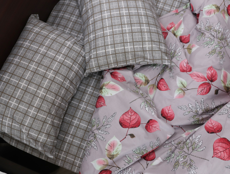 Семейный набор хлопкового постельного белья из Бязи "Gold" №158040AB Черешенка™