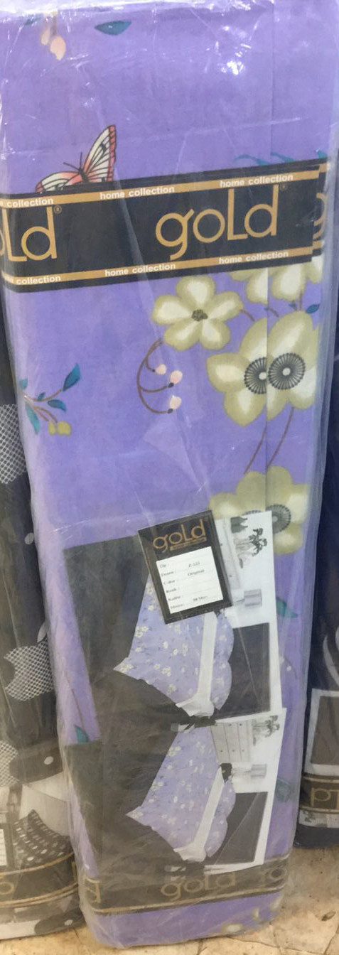 Ткань для постельного белья Бязь "Gold" Lux GL3738violet