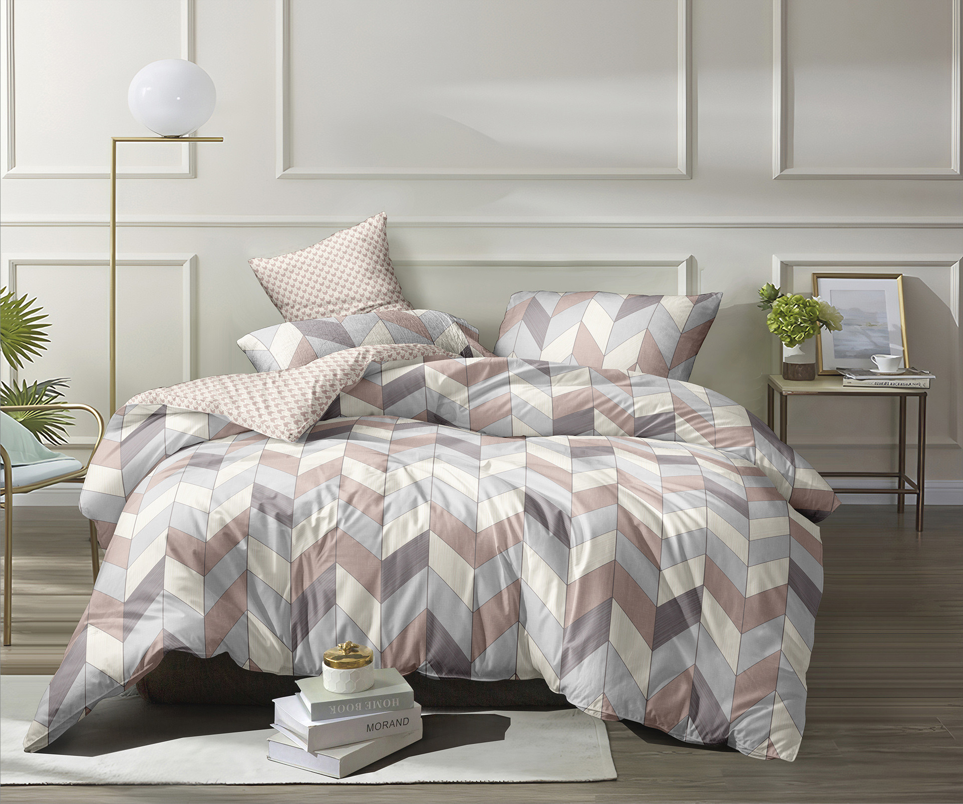 Ткань для постельного белья Ранфорс FFBL R-68-1(A+B) - (60м+60м)