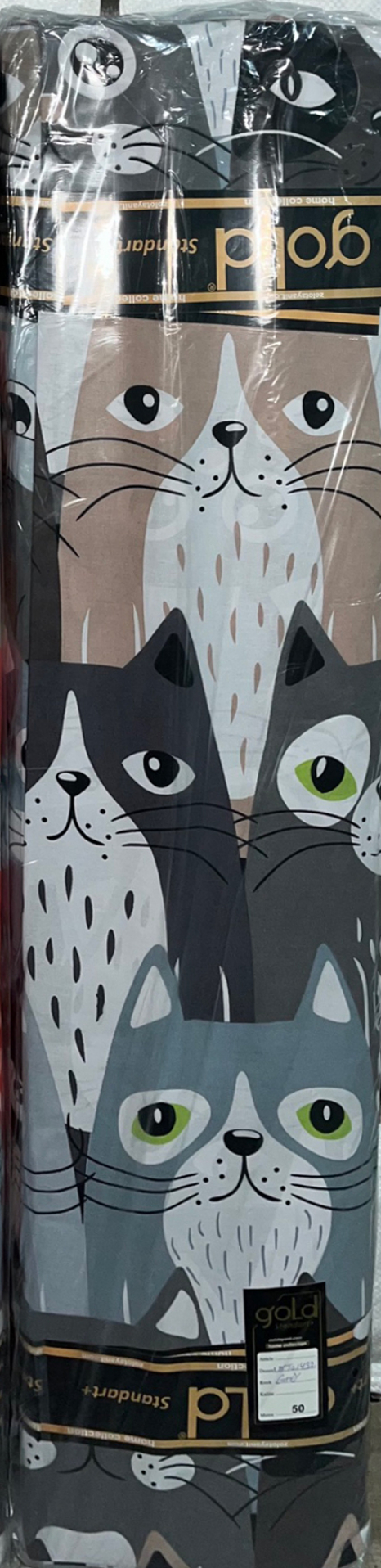 Тканина для постільної білизни Бязь "Gold" Lux дитяча GLB292grey