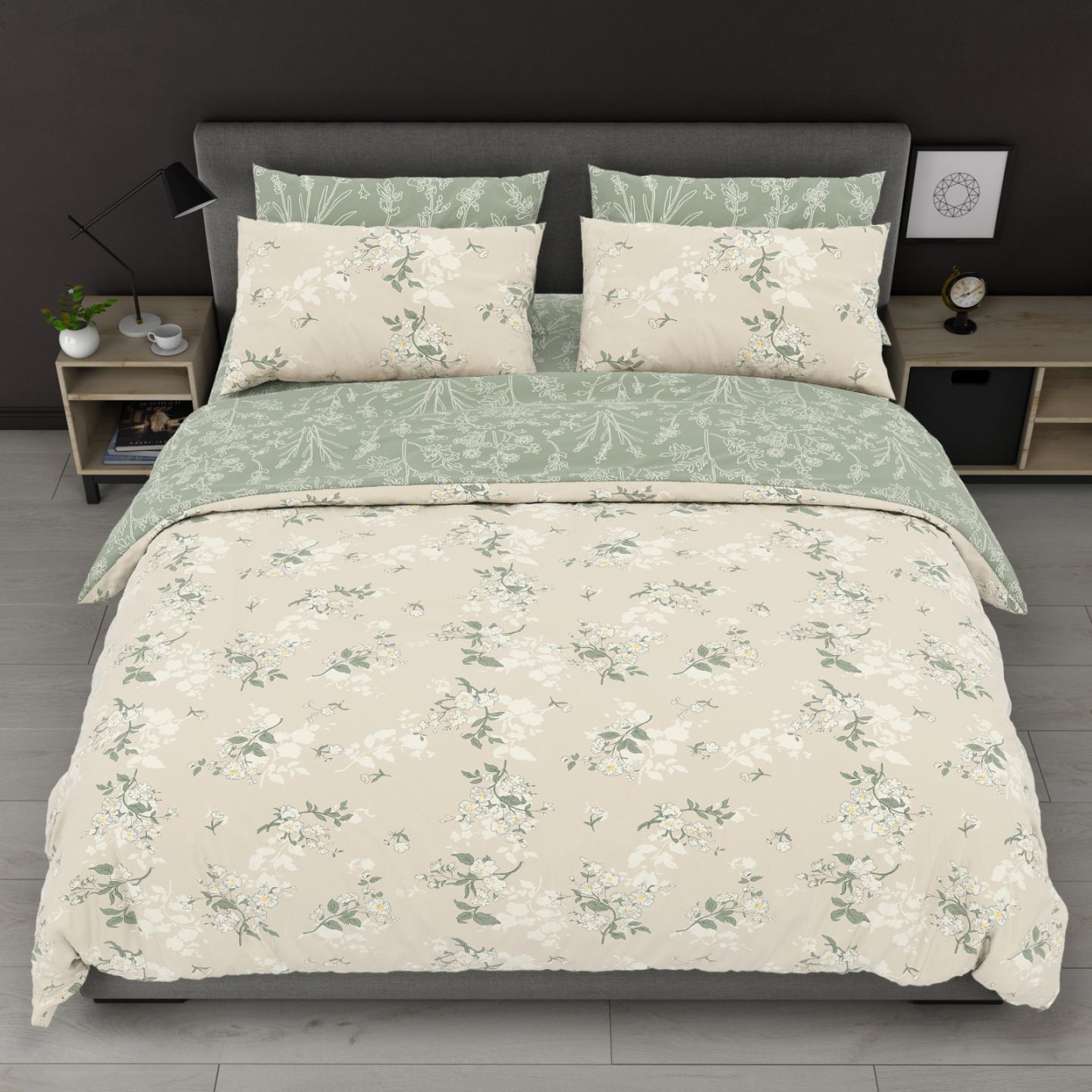 Ткань для постельного белья Бязь "Gold" Lux GL8309 (A+B) - (50м+50м)