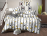 Семейный набор хлопкового постельного белья из Бязи "Gold" №154202 Черешенка™
