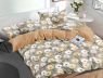 Семейный набор хлопкового постельного белья из Сатина №854AB Черешенка™
