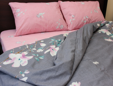 Сімейний набір постільної білизни із Бязі "Gold" №154159AB Черешенка™