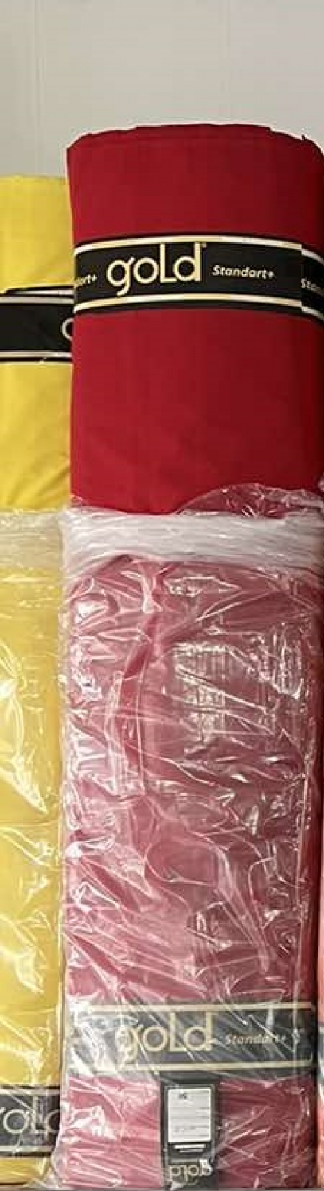 Тканина для постільної білизни Бязь "Gold" Lux однотонна GL1014red (50м)