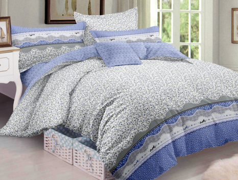 Сімейний набір постільної білизни із Сатину №456AB Черешенка™