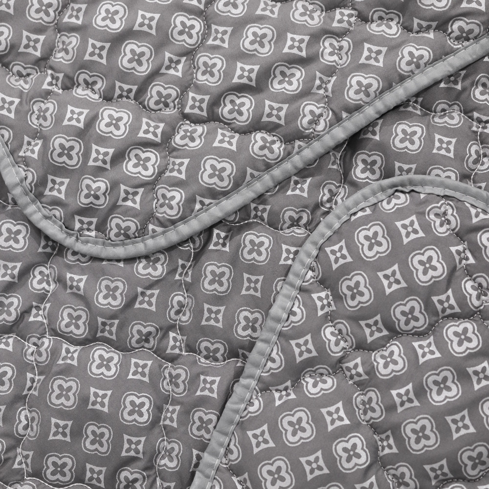 Двоспальна літня ковдра мікрофібра/холофайбер №41080