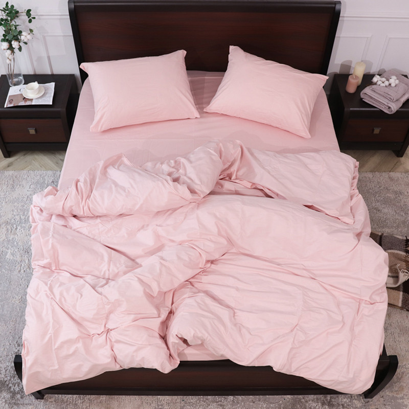 Полуторний набір постільної білизни 150*220 із Сатину №12-1605-S Черешенка™