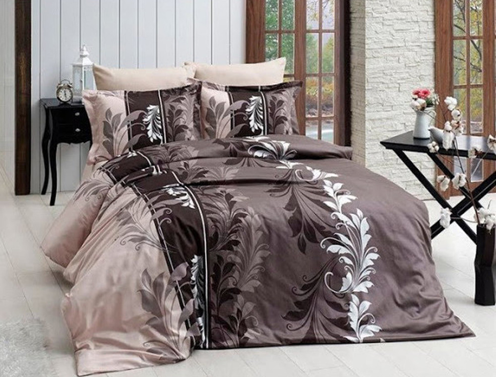 Полуторний набір постільної білизни 150*220 із Бязі "Gold" №153067 Черешенка™