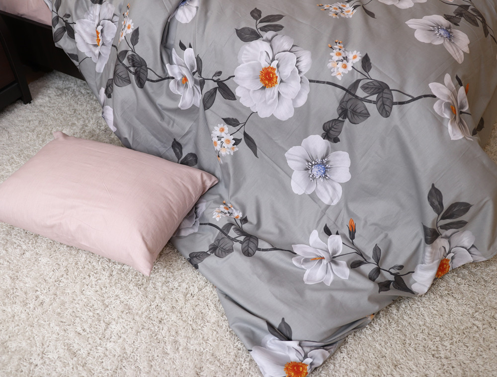 Сімейний набір постільної білизни із Сатину №018AB Черешенка™