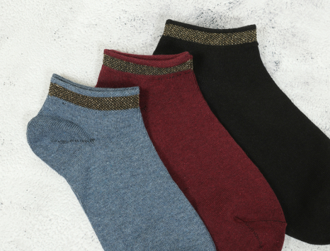 Жіночі шкарпетки Luxe Sport Line короткі з люрексом (36-40) №SL4012