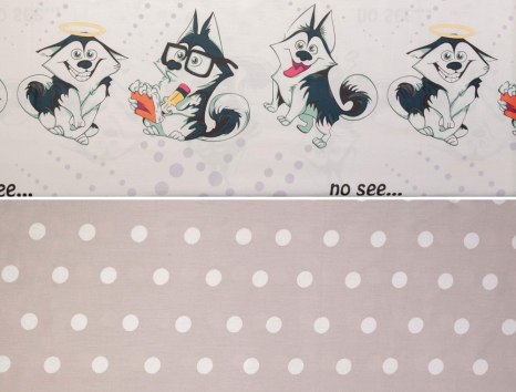 Ткань для постельного белья Сатин S-127 (A+B) - (60м+60м)