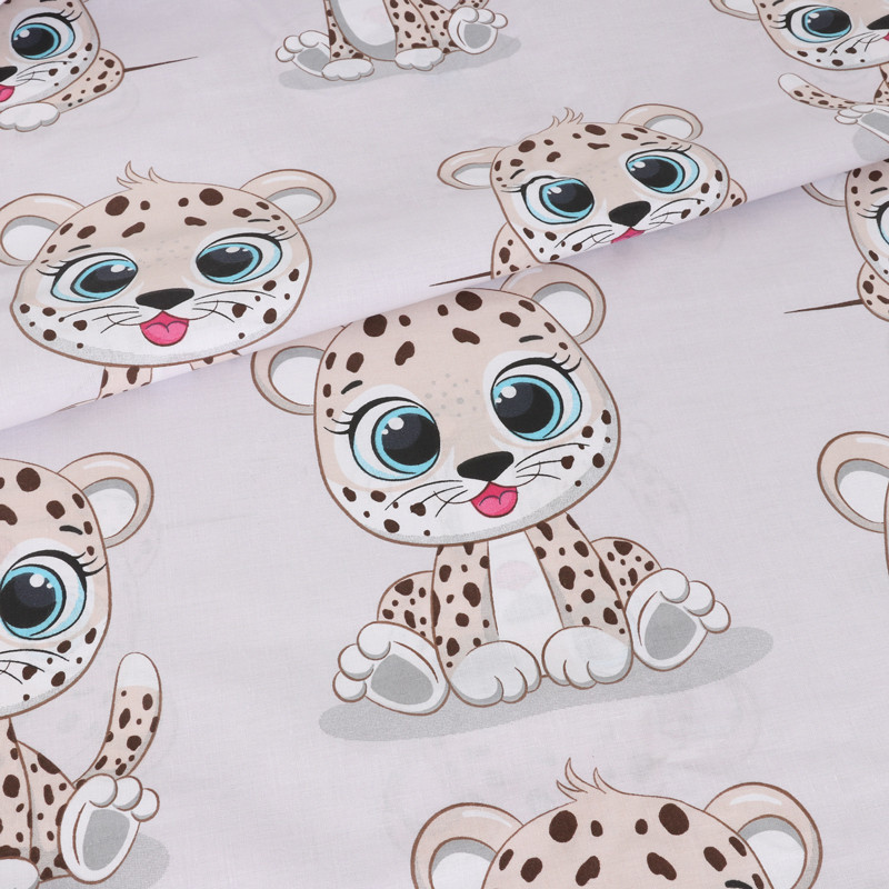 Ткань для постельного белья Бязь "Gold" Lux детская GLB8126white