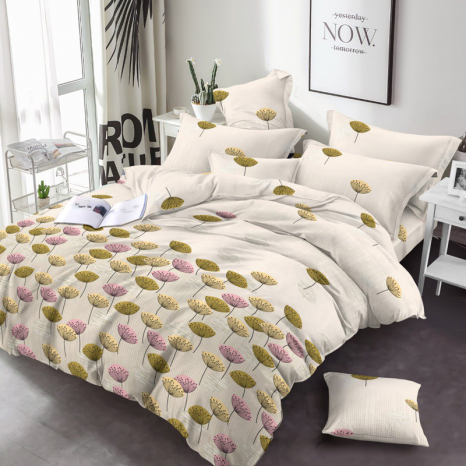 Ткань для постельного белья Бязь "Gold" Lux GL3561beige