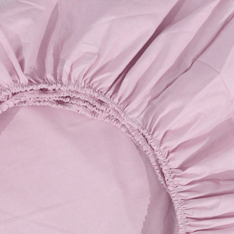 Простирадло на резинці (140*200*25) рожеве №6683001