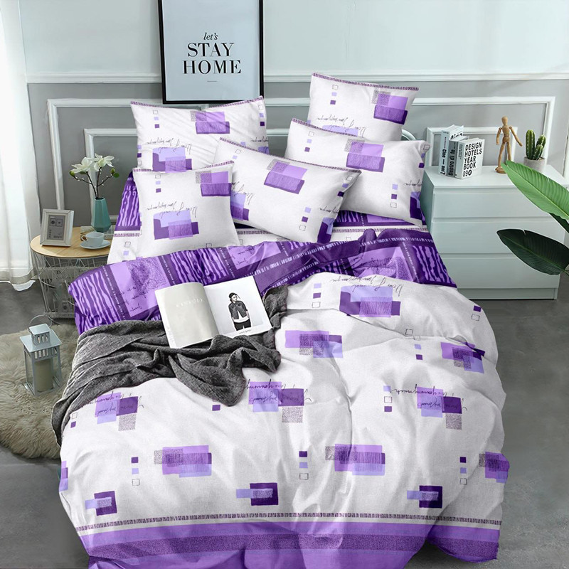 Тканина для постільної білизни Бязь "Gold" Lux GL3534violet