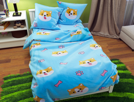 Ткань для постельного белья Бязь "Gold" Lux детская GLB4964