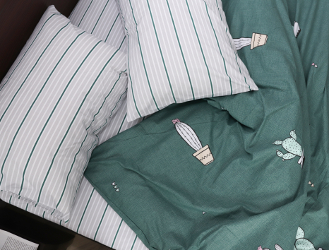 Двоспальний набір постільної білизни 180*220 із Бязі "Gold" №153973AB Черешенка™