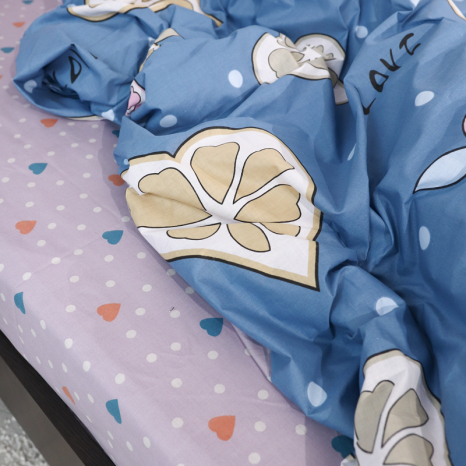 Полуторный набор постельного белья 150*220 из Бязи "Gold" №153922AB Черешенка™