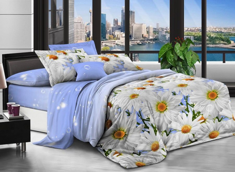 Евро набор постельного белья 200*220 из поликотона №201352 Черешенка™