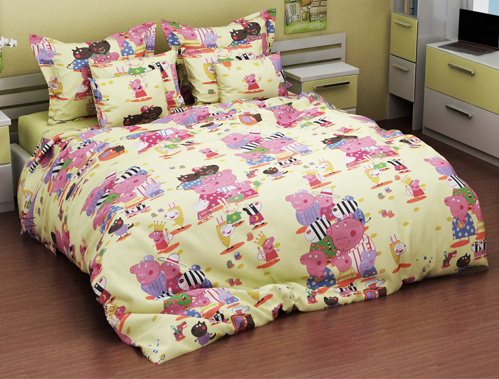 Ткань для постельного белья Бязь "Gold" Lux детская GLB129