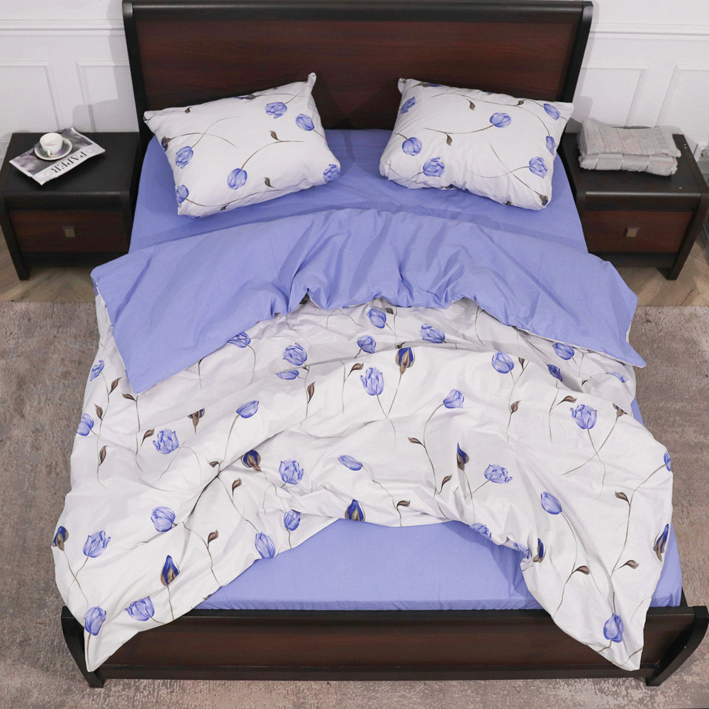 Семейный набор хлопкового постельного белья из Бязи "Gold" №151197АВ Черешенка™