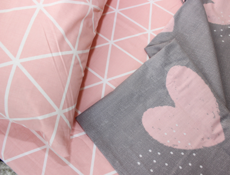 Полуторный набор постельного белья 150*220 из Бязи "Gold" №152913AB Черешенка™