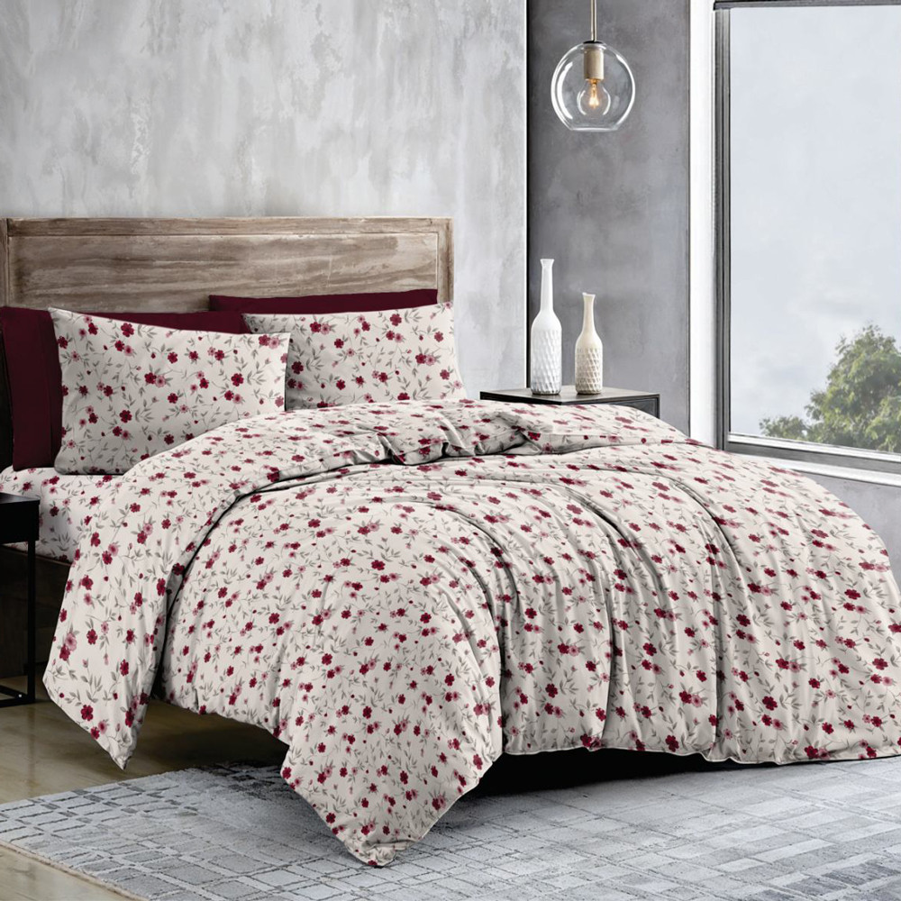 Тканина для постільної білизни Бязь "Gold" Lux GL11870red