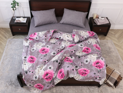 Полуторный набор постельного белья 150*220 из Бязи "Gold" №157785AB Черешенка™