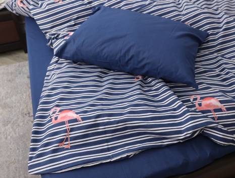 Двоспальний набір постільної білизни 180*220 із Бязі "Gold" №151554AB Черешенка™